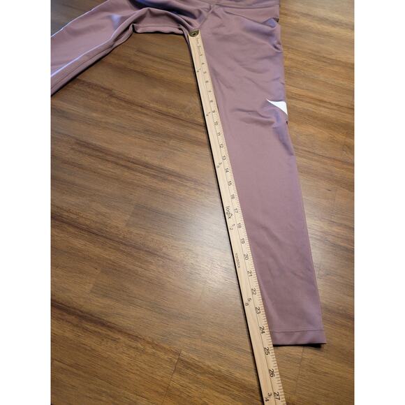 Nike Women’s Swoosh Run Just Do It 7/8 Tights Dusty Rose XS EUC - Picture 7 of 8